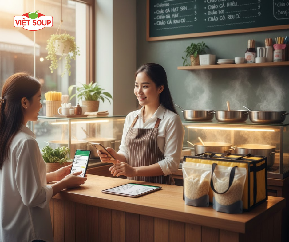 Làm sao để cửa hàng cháo dinh dưỡng nhỏ vẫn đảm bảo lợi nhuận